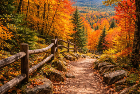 6 miles of scenic walking trails